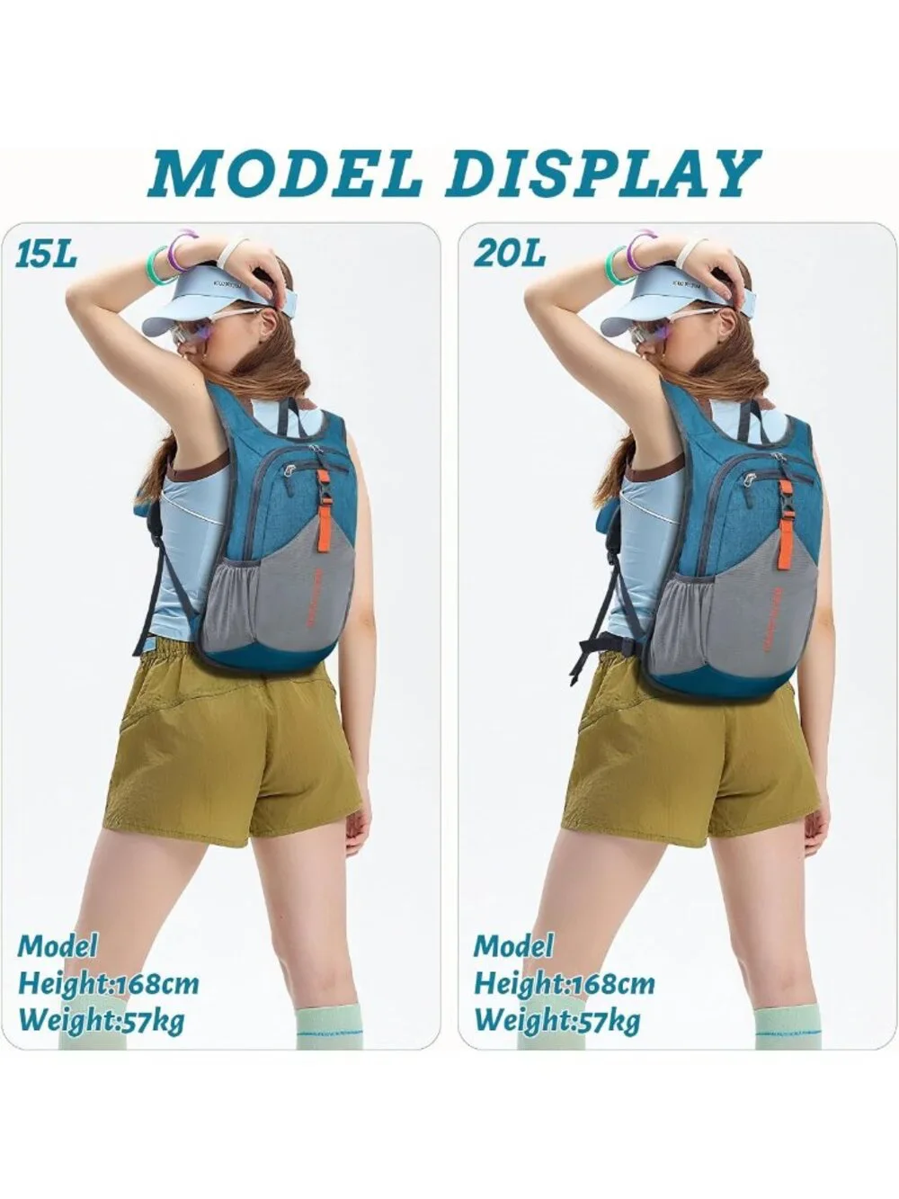 Ultralight 15L Foldable Hiking Backpack for Travel, Camping & Outdoor Adventures